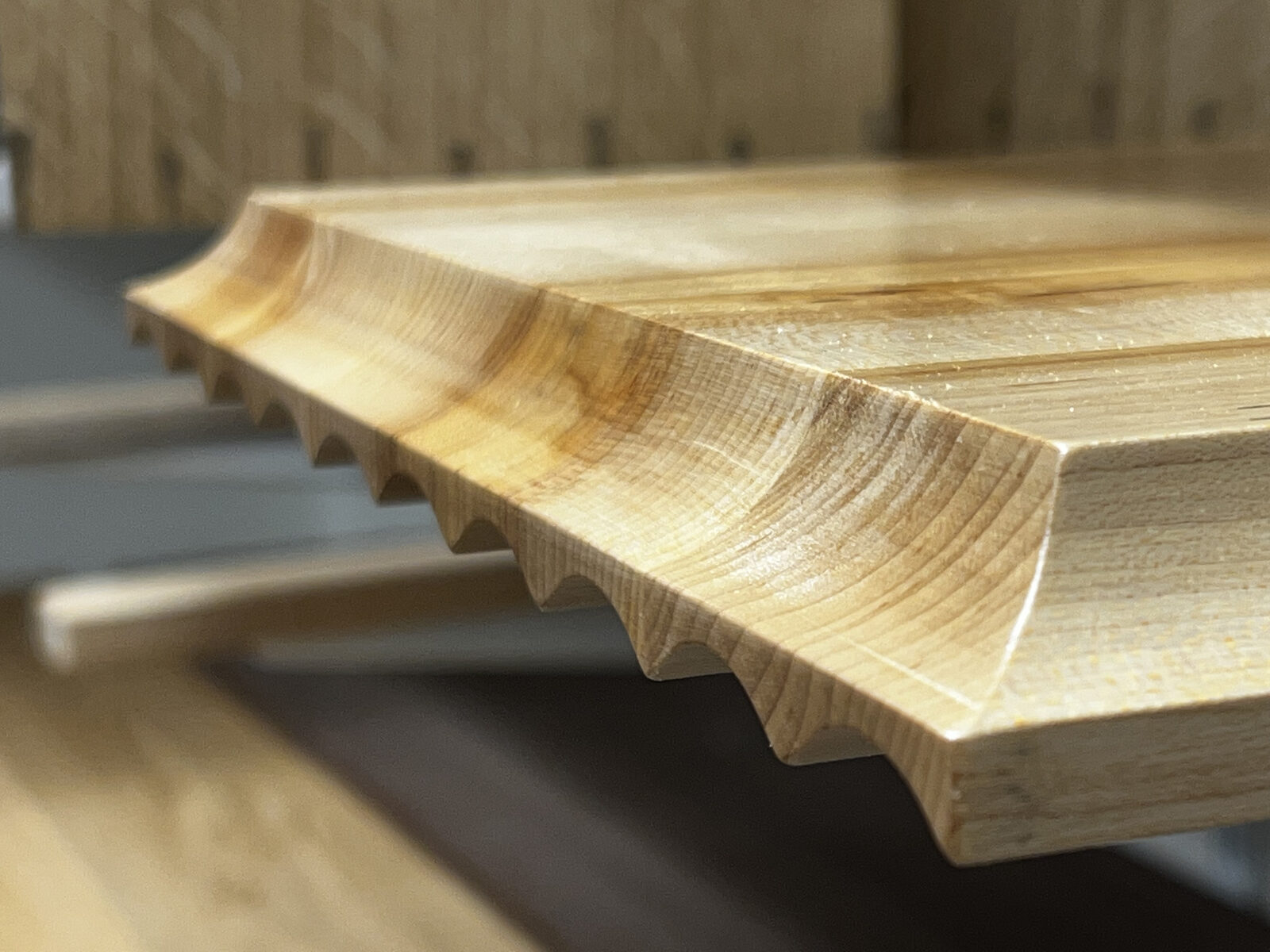 Bespoke wardrobe handcrafted from native English timber by Fox Ears, Oxfordshire